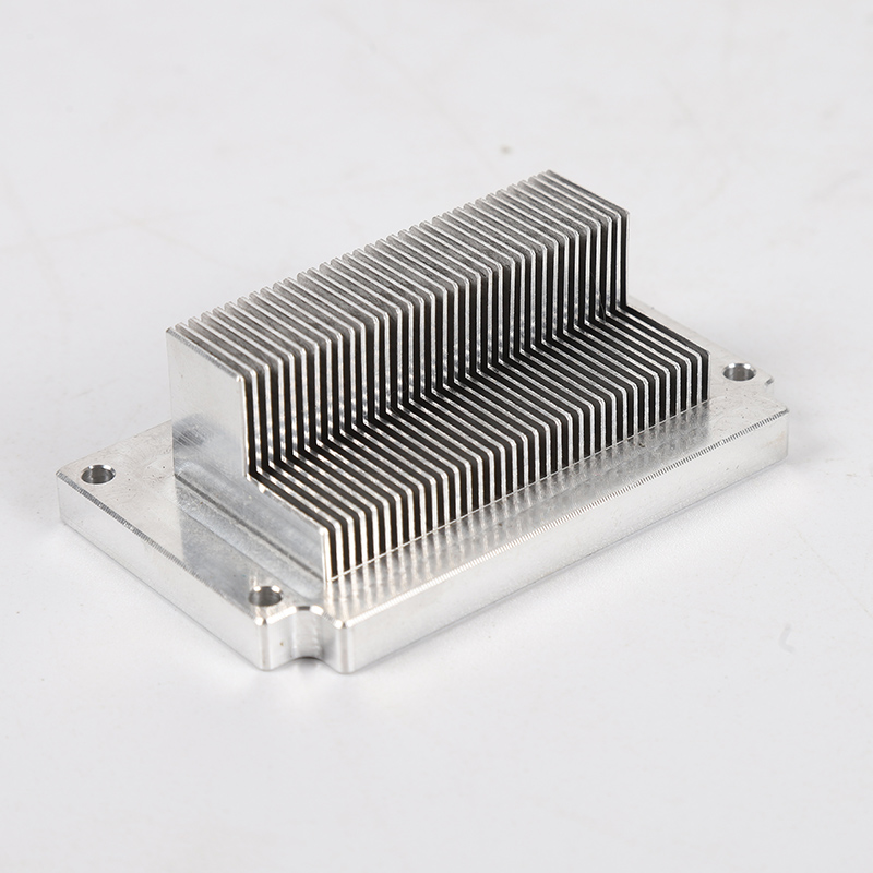 Aluminum Skived Fin Heat Sink CNC Milling Machined